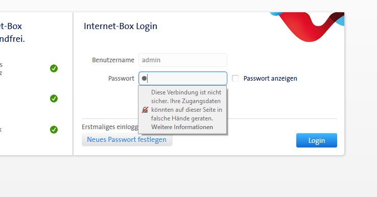 Meldung in Firefox 52.0.1