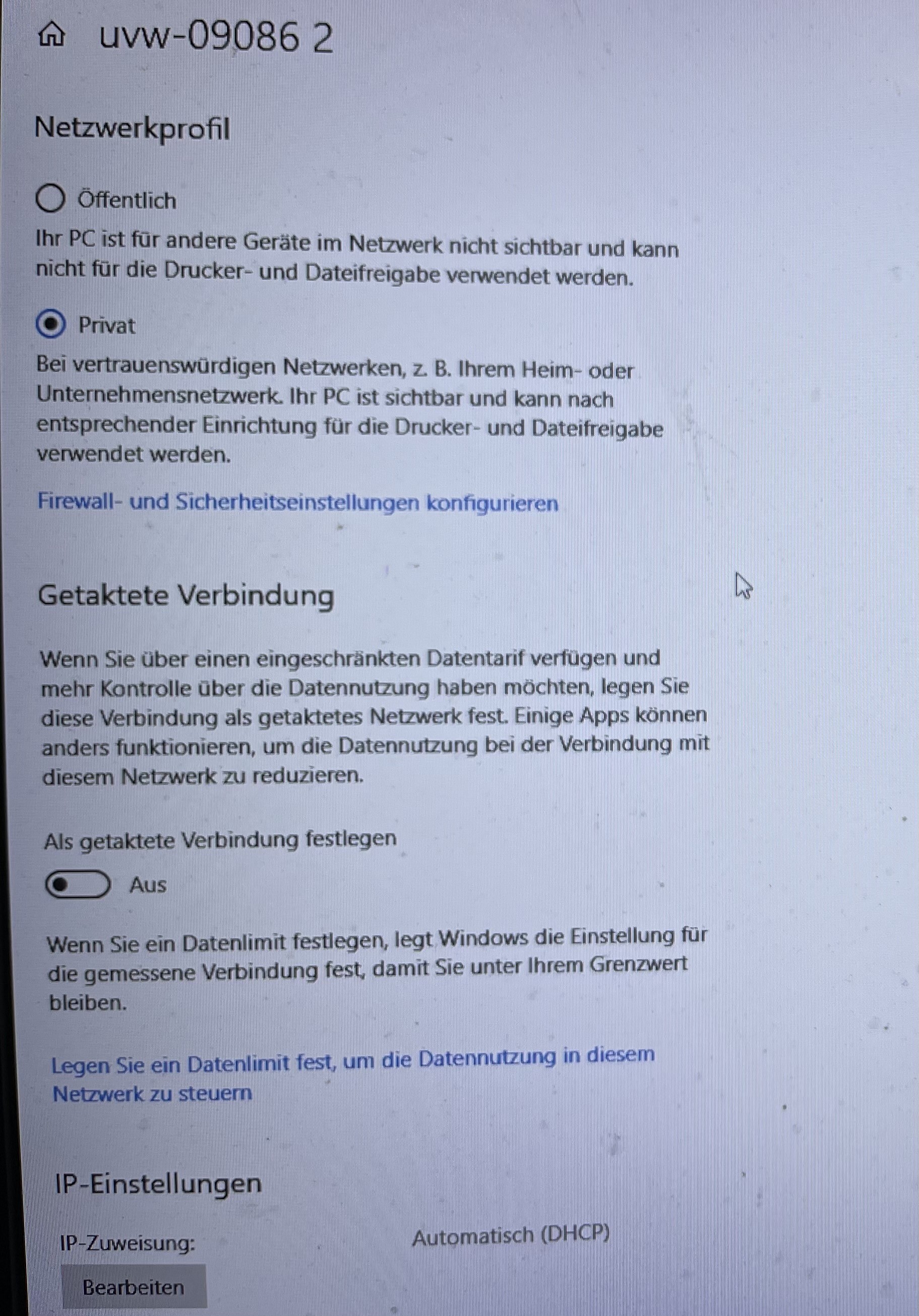 42379i223aa010e623aad4.jpg LAN Verbindung, hier ist zu sehen das bei dem Netzwerk UVW am Schluss die 2 ist