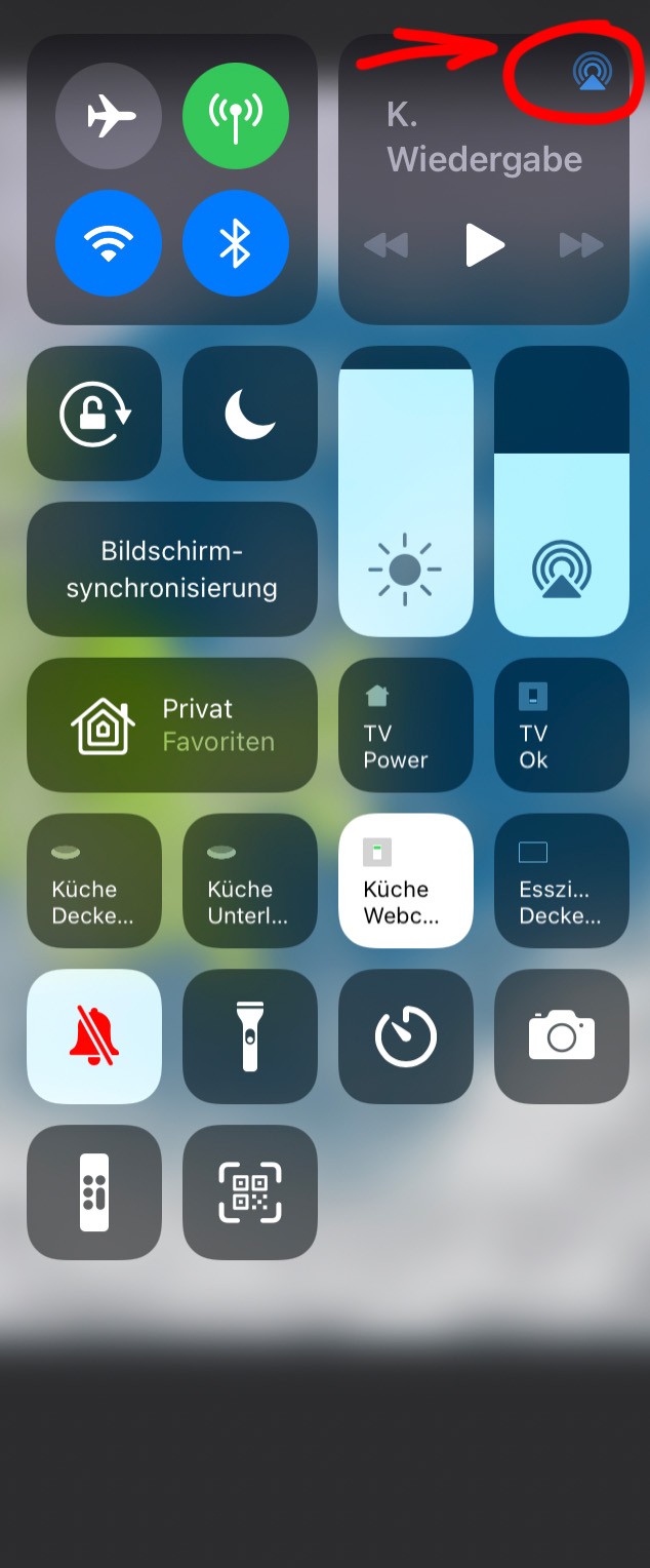 Ich hatte immer die Verbindung über das Kontrollzentrum hergestellt. Somit jedoch nur den Musik-Player auf Airplay "geleitet". Komischerweise funktioniert dies, wenn ich hier SONOS auswähle und danach bspw. Spotify starte.